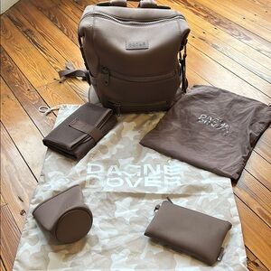 Dagne Dover Mauve Indi Diaper bag backpack size medium